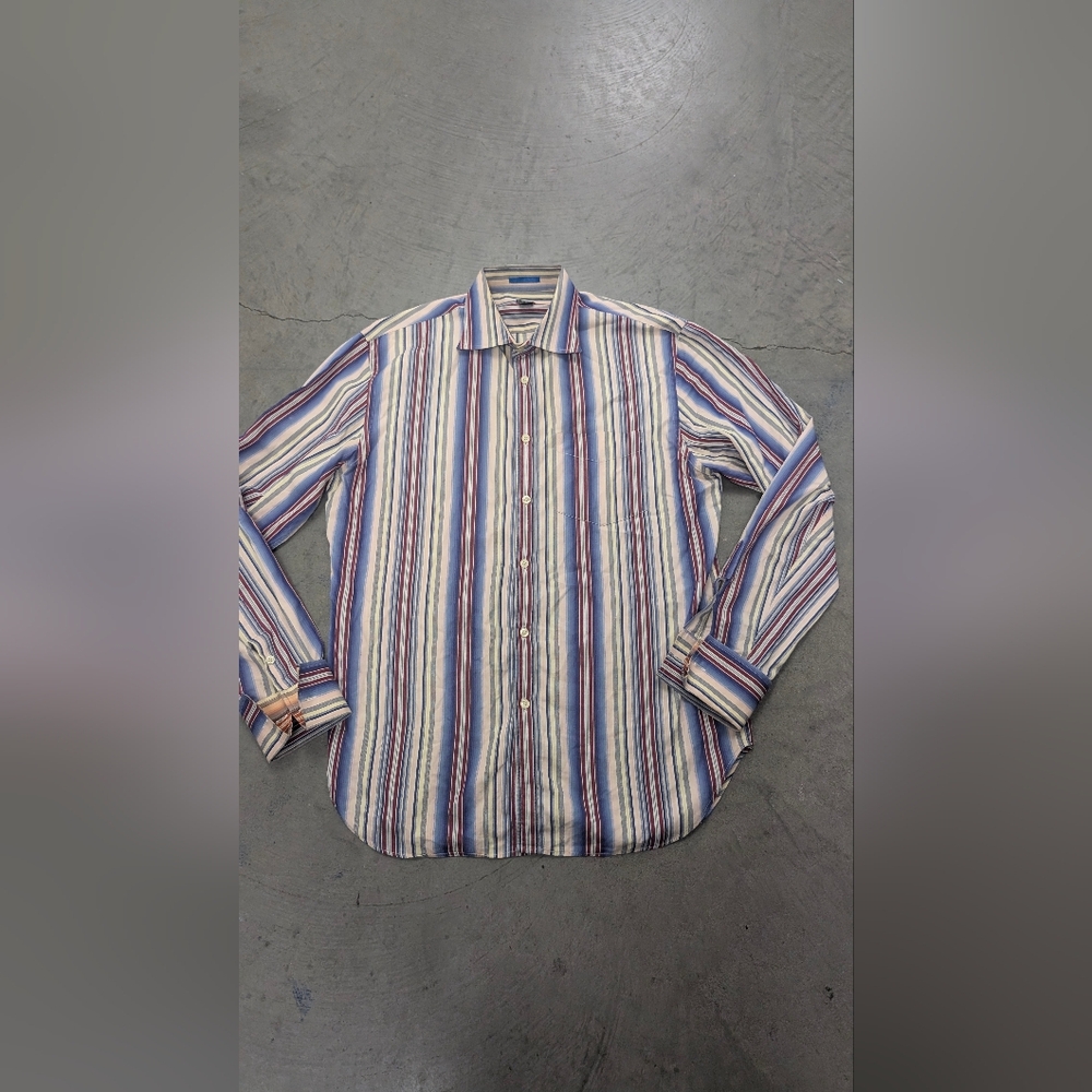 Paul Smith Striped Multicolor Men's Shirt, Large